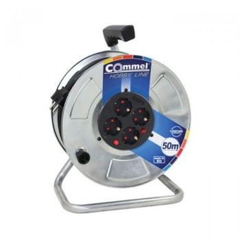 COMMEL Kabl Sa Motalicom Metalni Bubanj 280mm Monofaz 25m H05RR-F 3G2,5