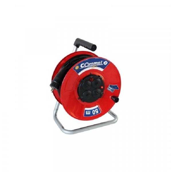 COMMEL Kabl sa motalicom metalni bubanj 280mm Monofaz 50m H05RR-F 3G 1,5 C0927