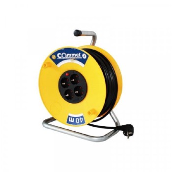 COMMEL Kabl sa motalicom PVC bubanj 280mm monofazna 40m H05VV-F 3G1,5 C0956