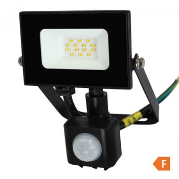 COMMEL LED Reflektor Senzor 10W 4000K, 800lm 30kh, Crni