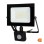 COMMEL LED Reflektor Senzor 30W 4000K, 2550lm 30kh, Crni C307-239