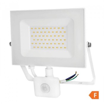 COMMEL LED Reflektor Senzor 50W 4000K, 4250lm 30kh, Beli C307-159