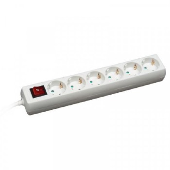COMMEL Produžni kabl 6 utičnica 16A 250V 3500W sklopka 3m H05VV-F 3G1,5 C0837