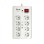 COMMEL Produžni Kabl 8 Na 1 + 2xUSB Sa Prenaponskom, 3m H05VV-F 3x1,5
