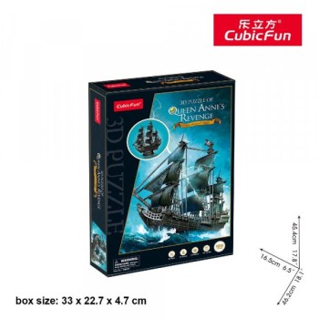 CUBICFUN PUZZLE QUEEN ANNES REVENGE T4005h