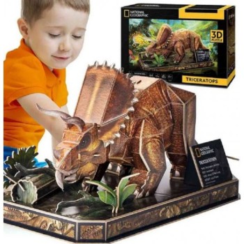 CUBICFUN Puzzle TRICERATOPS DS1052H