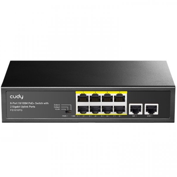 CUDY FS1010PG PoE+ 10port switch