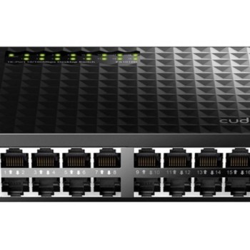 CUDY FS1016D 16-Port 10/100M Base-TX Port Switch