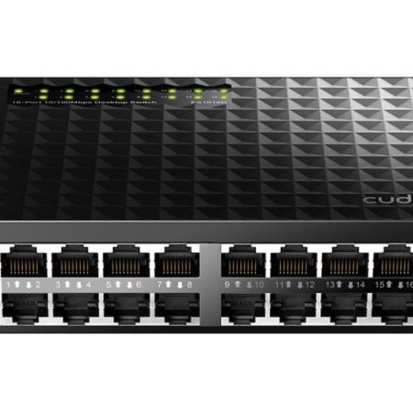 CUDY FS1016D 16-Port 10/100M Base-TX Port Switch