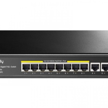 CUDY GS1010PE 10-Port Gigabit PoE+ Switch