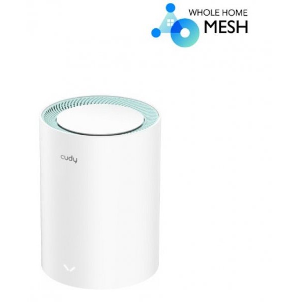 CUDY M1300 1-pack AC1200 Dual Band 2.4Ghz+5Ghz Whole Home Wi-Fi Mesh System ruter