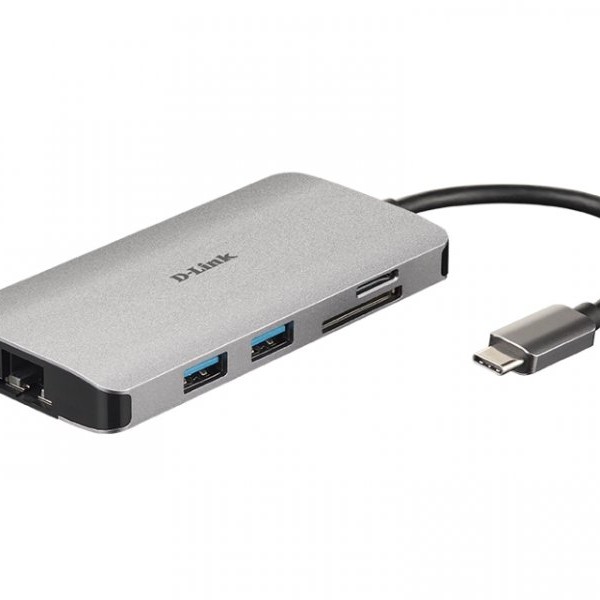 D LINK DUB-M810 8-in-1 USB-C Hub