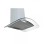 DAVOLINE ECOGLASS 60 INOX- Dekorativni aspirator inox