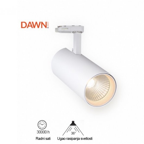 DAWN LED REFLEKTOR ŠINSKI JM-4068 10W 3000K 36° BELI