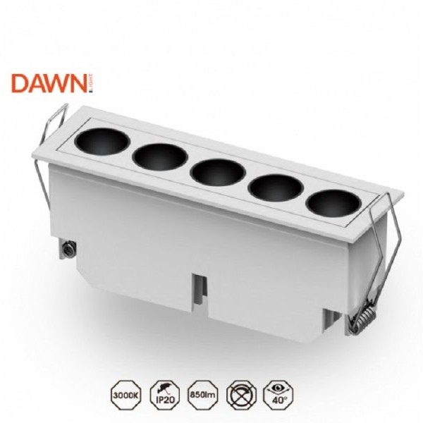 DAWN LED SVETILJKA FGL05 13W 3000K 40° BELA