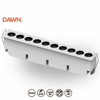 DAWN LED SVETILJKA FGL10 24W 3000K 40° BELA