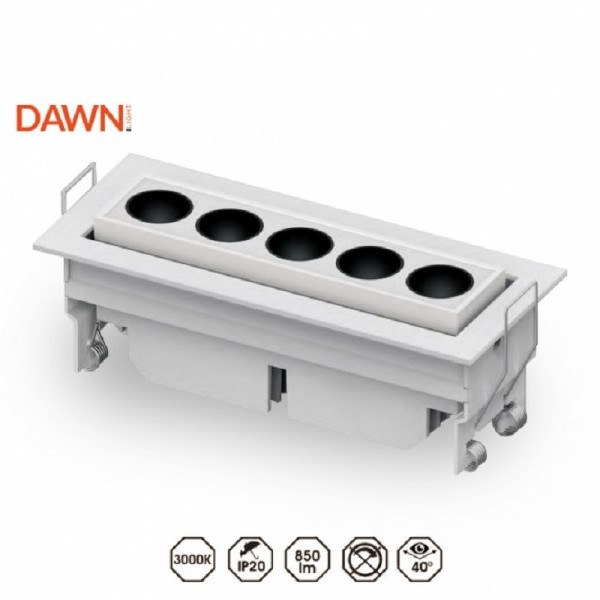 DAWN LED SVETILJKA FRG05 15W 3000K 40° BELA