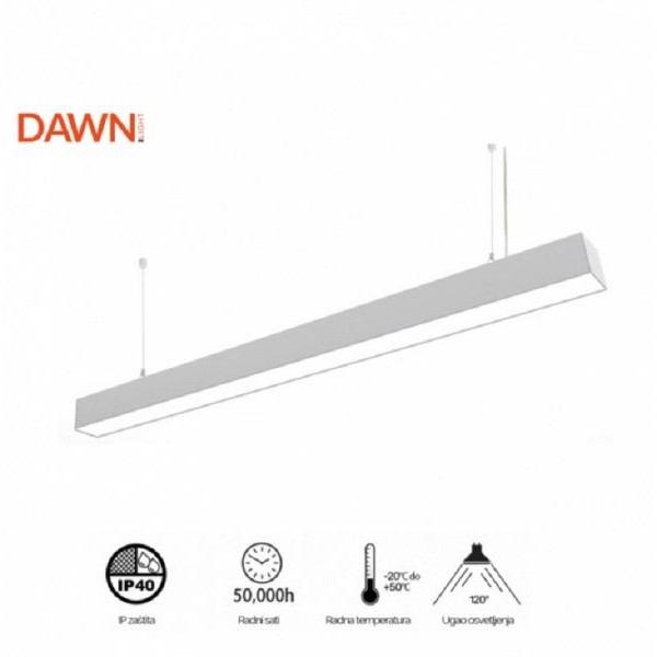 DAWN Led svetiljkaLT-T-020-B 40W 4000K bela