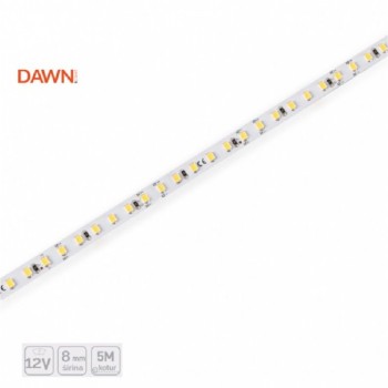 DAWN Led traka 12V 8W/M 6500K IP20 (HL 2835-120-W, 5M, 5MM)