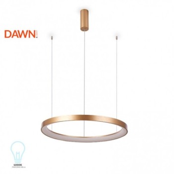 DAWN Vesta 355 LED visilica brušeno zlato