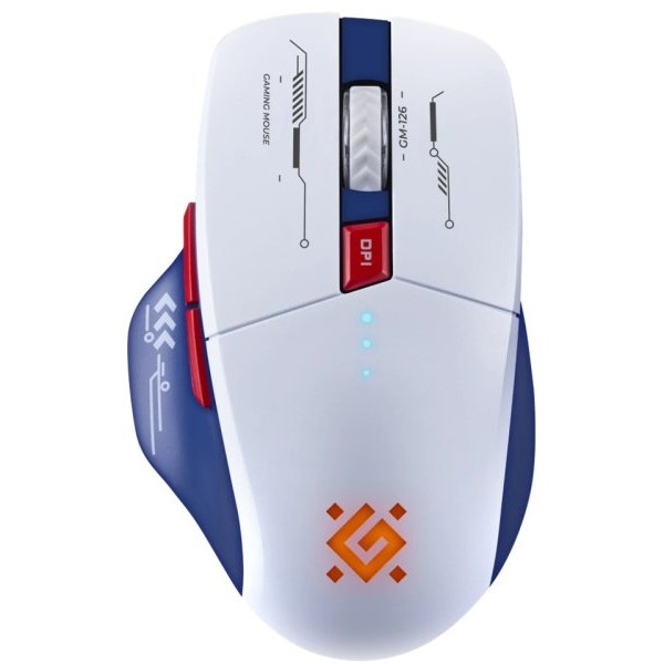 DEFENDER Bežični Gaming miš Tisa GM-126 Belo plavi