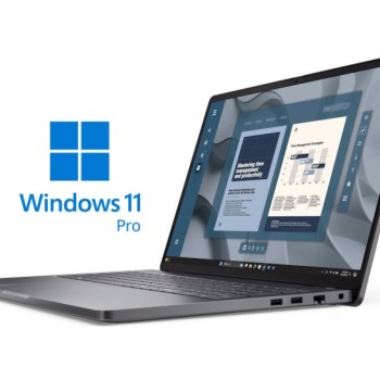 DELL Pro 16 (FHD+ IPS 300nits, Ryzen 5 220, 8GB, 512GB SSD, Backlit, FP, Win 11 Pro, 3yr ProSupport)