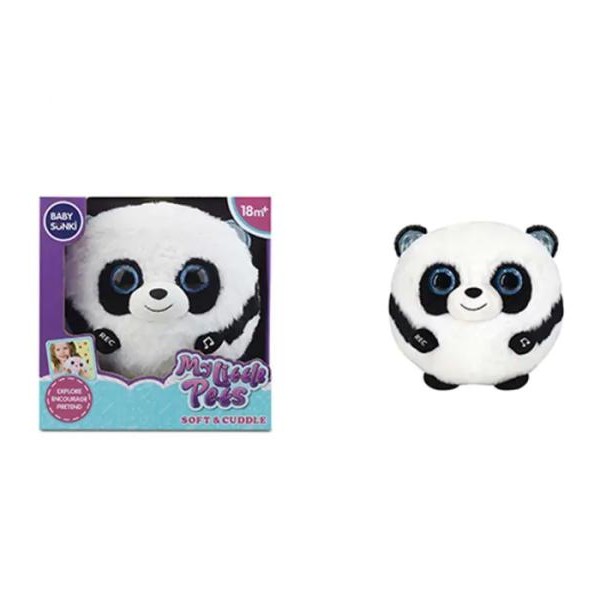 Denis Star Pets Panda plišana, snima, svira, svetli