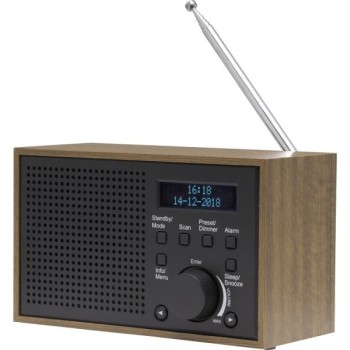 DENVER DAB-46 RADIO FM DARK GREY
