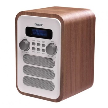 DENVER DAB-48 RADIO FM WHITE