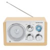 DENVER TR-63LW Lightwood AM/FM Radio