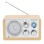 DENVER TR-63LW Lightwood AM/FM Radio