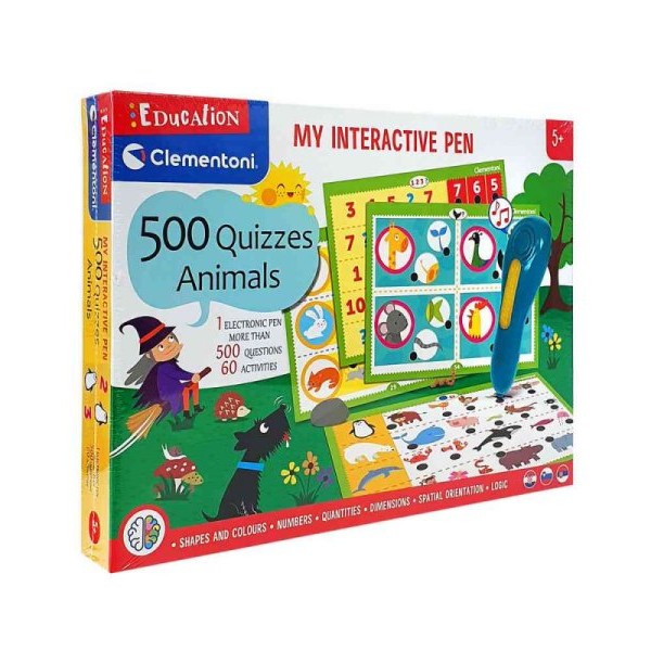 DEXY CO INTERAKTIVNI KVIZ SET 500 PITANJA ZIVOTINJE
