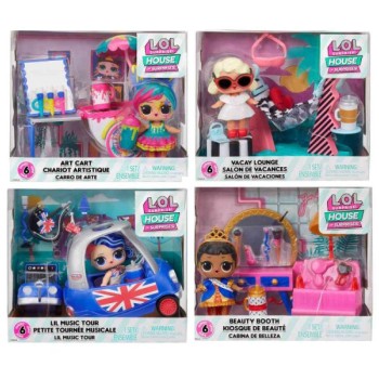 DEXY CO LOL SURPRISE FURNITURE PLAYSET ASST