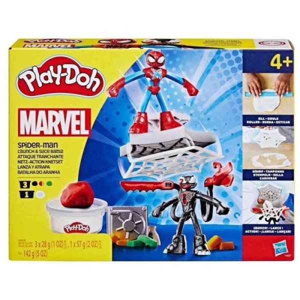 DEXY CO PLAY-DOH SPIDERMAN LAUNCH AND SLICE BATTLE