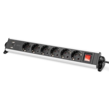 DIGITUS Produžni kabl sa 6 utičnice +3 USB