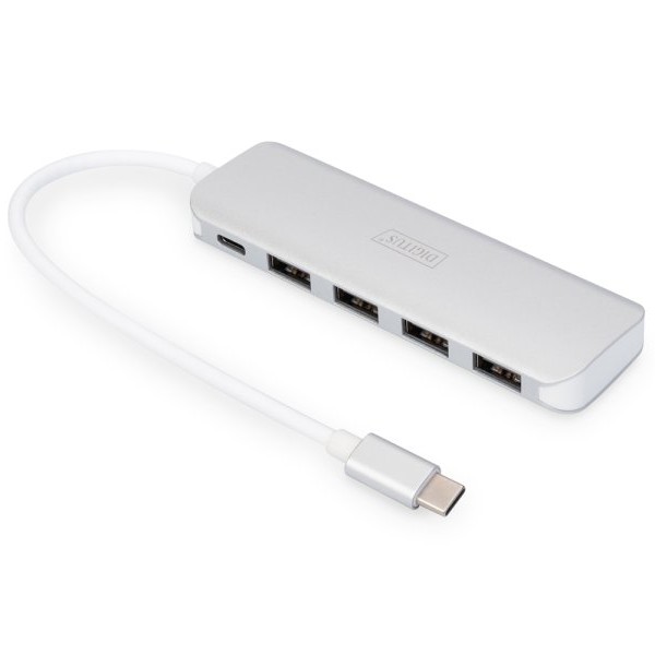 DIGITUS USB-C hub 4 USB 3.0 porta + PD