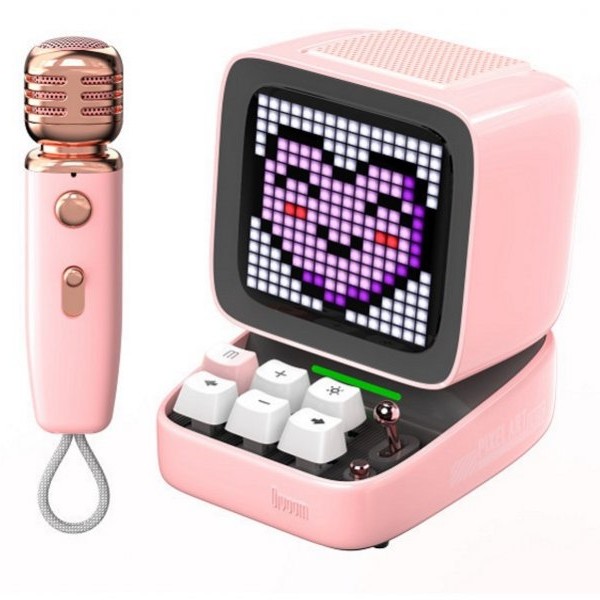 DIVOOM DitooMic zvučnik sa mikrofonom Pink (90100058201)