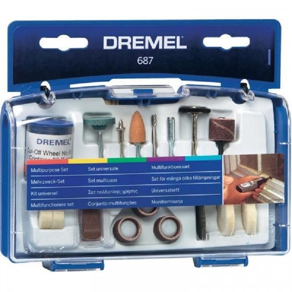 DREMEL Višenamenski set pribora (52 dela) 687, 26150687JA