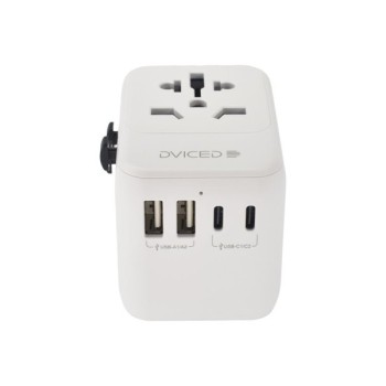 DVICED Universal travel adapter 28W - White