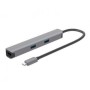 E-GREEN 7u1 Adapter USB-C 3.1 (M) - HDMI + 2 x USB 3.0 + SD/TF+PD 100W + RJ45 (F)