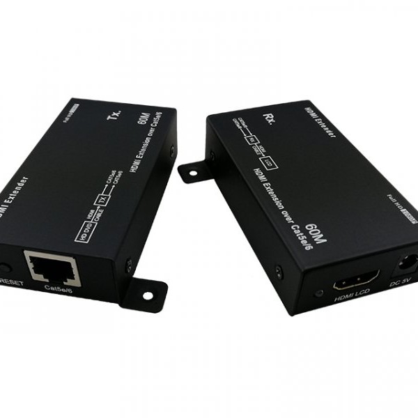 E-GREEN Adapter-Konvertor HDMI extender - RJ 45 cat5e/6, 60m