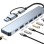 E-GREEN Adapter USB 3.0/USB 3.1 tip C (M) - USB 3.0 + 3 x USB 2.0 + 3.5mm audio + SD/TF + 1 x tip C (8 u 2)