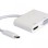 E-GREEN Adapter USB 3.1 tip C (M) - HDMI + VGA (F) beli