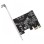 E-GREEN PCI-Express kontroler 2-port SATA III int. Kartica JMB582 Chipset