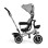 ECO TOYS 2u1 tricikl sa rotirajuim sediçtem i sklopivom tendom Gray, ECOTOYS