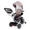 ECO TOYS 2u1 tricikl sa rotirajuim sedistem i sklopivom tendom Beige, ECOTOYS