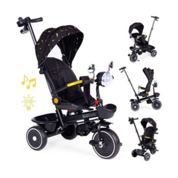 ECO TOYS 2u1 tricikl sa rotirajućim sedištem WQL-186 Black