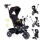 ECO TOYS 2u1 tricikl sa rotirajućim sedištem WQL-186 Black