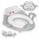 ECO TOYS Adapter za wc šolju sa rukohvatima, Gray