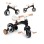 ECO TOYS Balans bicikl sa pedalama i pomoćnim točkovima 3 u 1 Black LC-V1359 BLACK